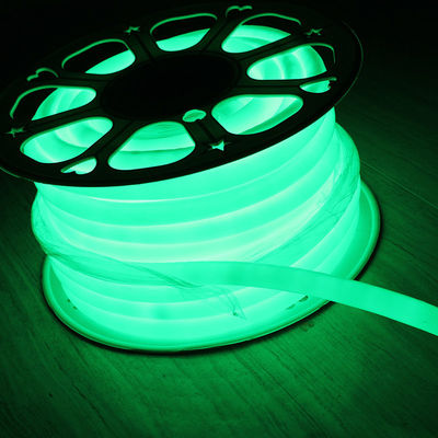 360 grados redondo LED neón flex Led neón tubo de 16 mm cuerda verde 24v