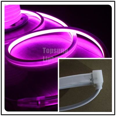 Venta caliente 16*16mm de forma cuadrada neón flex 110v tubo de neón led rosa ip68