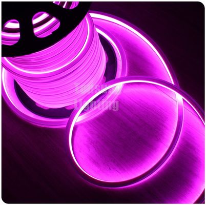 AC 240V de alta calidad cuadrada de color rosa LED luz de neón flexible 16x16mm IP68 resistente al agua