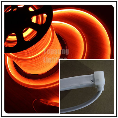 AC 220V LED naranja luz de neón flexible SMD2835 50000 horas de vida útil