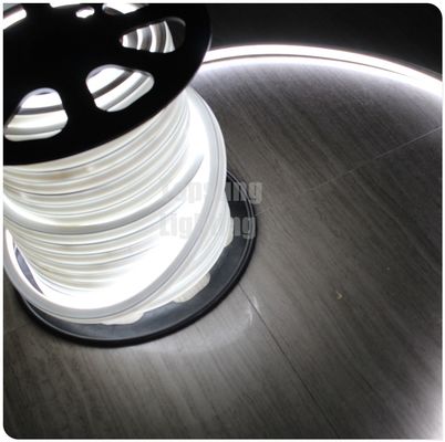 luz blanca DC 12V LED neón flex 16x16mm cuadrado luz de cuerda plana 120SMD/M