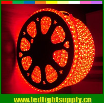 AC 220V SMD5050 LED de neón de banda de luz decorativa roja