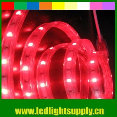 AC 220V SMD5050 LED de neón de banda de luz decorativa roja