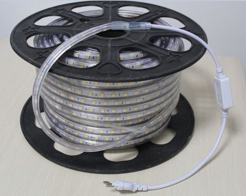 Venta al por mayor AC 240V LED banda de 100m cinta blanca de Navidad 5050 smd 60LED/M luz flexible de cuerda