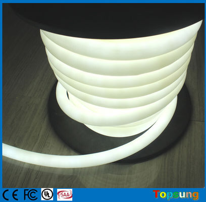 25M bobina 360 grados luz de neón de led blanco flexible 12v para habitación