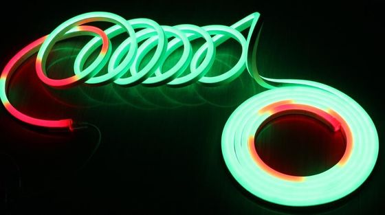 luces de Navidad 14*26mm digital LED luces de banda de neón flexible