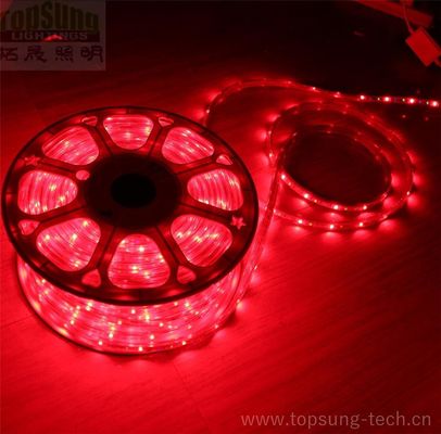 Venta al por mayor de cinta LED flexible roja de 50m 220V 5050 SMD 60LED/m cinta LED