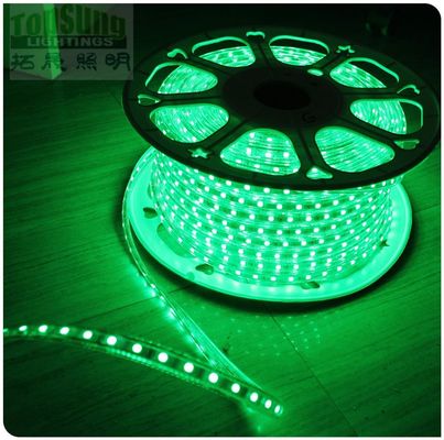 Asombrosa tira de LED de 110V AC 5050 smd verde 60LED / m tira flexible con LED cinta