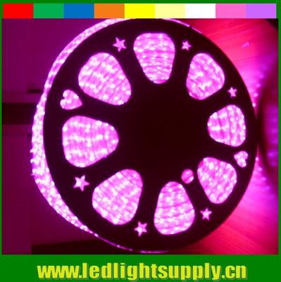2017 nueva cinta de LED CA 220V flexible de led cinta 5050 smd rosa 60LED/m tira