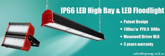 200w Nuevo diseño a prueba de explosión de luz de alta bahía LED lineal Topsung iluminación