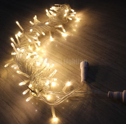 Venta al por mayor 127v blanco 100led brillo luces de la cuerda de Navidad 10m al aire libre