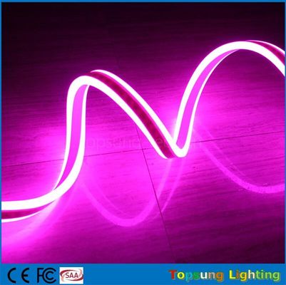 más vendido 24V doble lado rosa LED neón cuerda flexible con alta calidad
