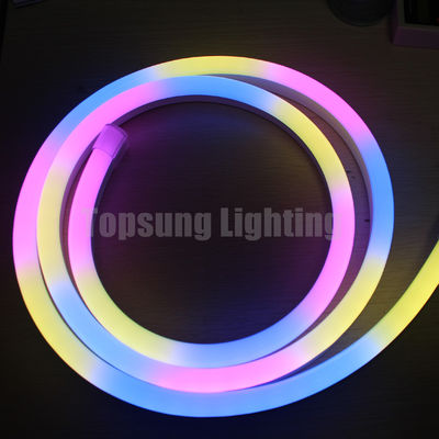 Bonitas luces RGB de color cambiante de 24V digital con luz de neón flexible
