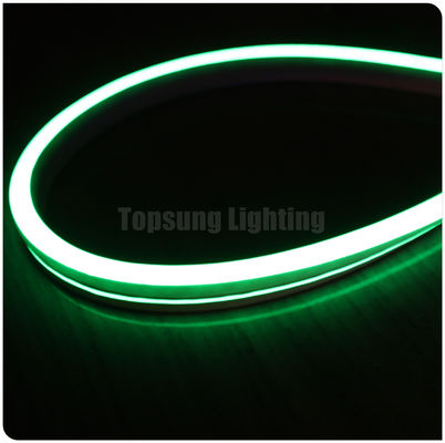 220v 2835 120 LED tubo de neón 11x19mm color verde delgado LED neón flexible superficie exterior plana