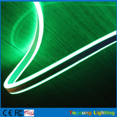 luz verde de neón flexible de doble cara de alta tensión 120v LED 8.5*17mm luz
