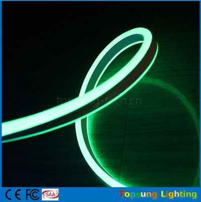 nuevos productos de China 110v verde bi-lado LED banda de neón flexible IP67 para exteriores
