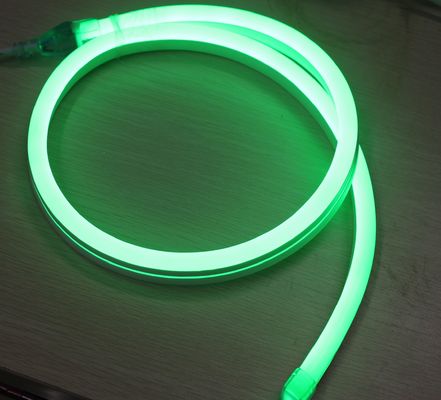Calidad 11x18mm Super brillante SMD2835 Nuevo LED Flex Neones cuerda de color verde claro 12 voltios chaqueta de color PVC