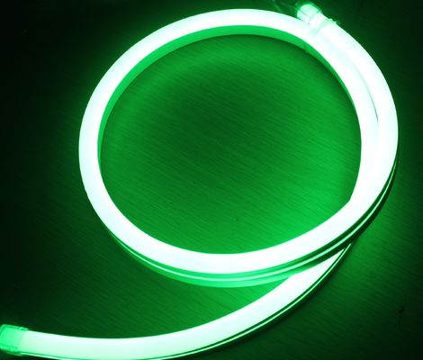 Calidad 11x18mm Super brillante SMD2835 Nuevo LED Flex Neones cuerda de color verde claro 12 voltios chaqueta de color PVC