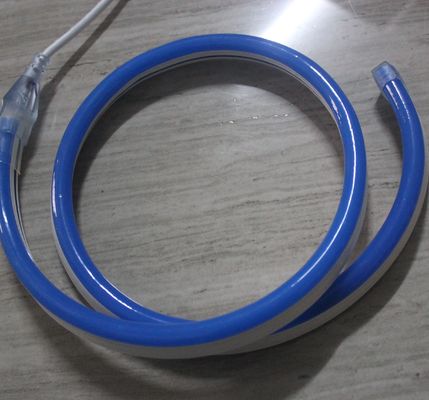Fabricantes de venta directa luz de cuerda de alta calidad LED neón luces de banda flexible 11x18mm cubierta de color azul PVC