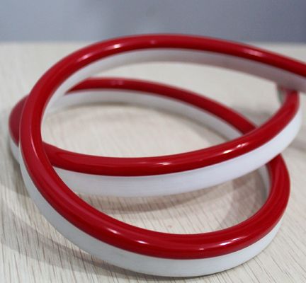Luces de neón de alta calidad smd2835 flexible LED banda de neón flexible de 24V tubo ultra delgado 11x18mm rojo de color chaqueta de PVC