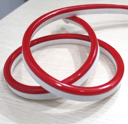 Luces de neón de alta calidad smd2835 flexible LED banda de neón flexible de 24V tubo ultra delgado 11x18mm rojo de color chaqueta de PVC