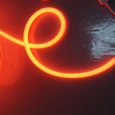 24v de color naranja LED de neón flexible tubo suave 360 LED de neón flexible tira impermeable cuerda al aire libre 2835 smd