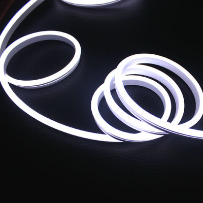 12V de color blanco ultra delgado LED de neón flexible tiras LED luces 6 * 13mm micro 2835 SMD luces de Navidad de silicona flexible