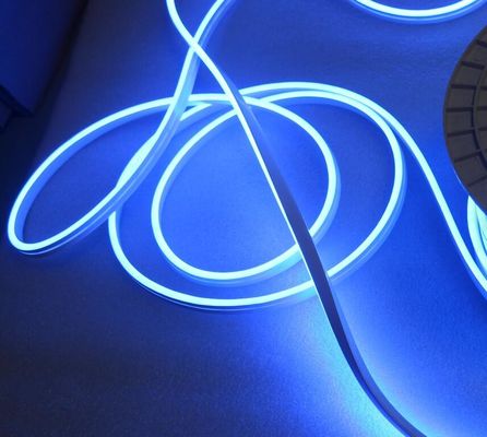 24V color azul LED de neón flex mini 6mm micro luces de neón 5cm de corte