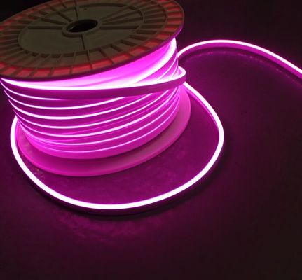 Iluminación de tubos de neón flexible de 12 V púrpura 6*13 mm 2835 smd para señales y logotipo