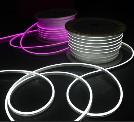 Luz del día Blanco 6000K LED Luces de banda 12v 1cm Corte SMD a prueba de agua