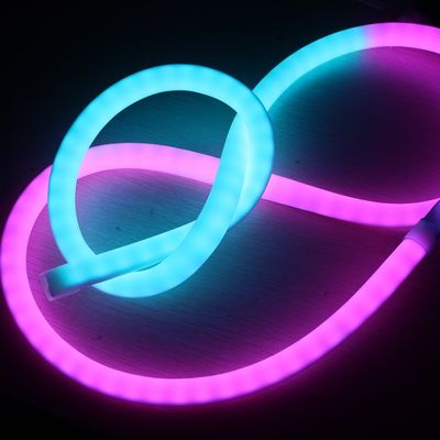 RGB LED luz de banda de color cambiante LED luz de cuerda de neón pequeña luz nocturna 360