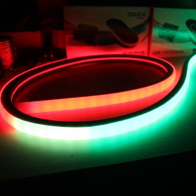 Vista superior cuadrada LED Neon Flex Digital RGB Pixel Luces de Navidad, rgb LED neon flex 24v