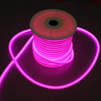 360 grados rgb neon flex 24v silicona recubierta con controlador dmx
