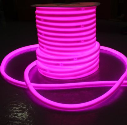 120V de luz de neón flexible con LED púrpura SMD2835 120LEDs/m de luz redonda con neón flexible 360 grados