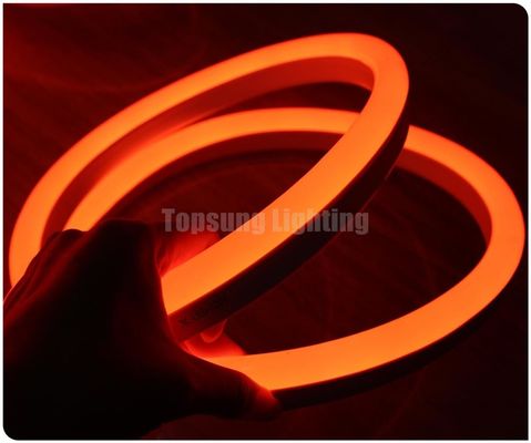 Fabrica Mejor precio exterior 220 Volt 2835 naranja LED Flexible luz de neón