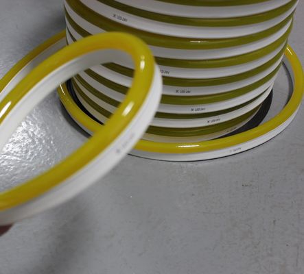 China fábrica directa mejor calidad impermeable IP65 LED Neon Flex color amarillo chaqueta de color pvc cuerda de neón