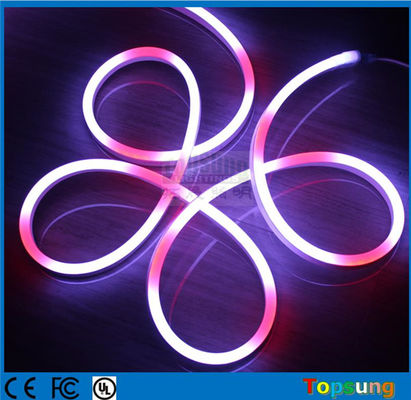 24V / 12V de color completo programable inteligente digital doble cara 5050 píxeles RGB Led Neon Flex