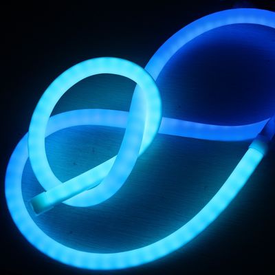 Programable Digital 360 grados redondo 12V Flexible LED neón de las tiras de tubo flexible