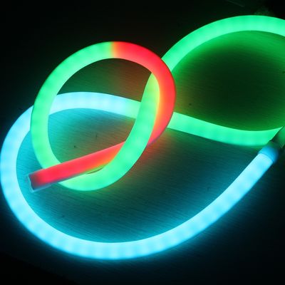 Luz de decoración de LED de color IP65 RGB a prueba de agua 360 perseguir LED flex de neón