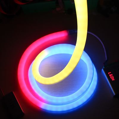 Luz de decoración LED IP65 RGB a prueba de agua de múltiples colores al aire libre LED neón flexible 360 grados
