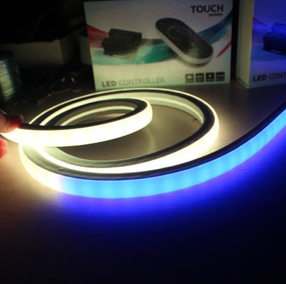 Cambiador de color completo programable DMX Led Flex Neon topview cuadrado color cambiante luz de cuerda LED