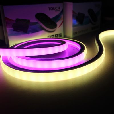 50m 24v de silicona Flexible Super Brillante SPI Mix Colores Ip68 rgbw Led Neon Flex Neón de búsqueda digital