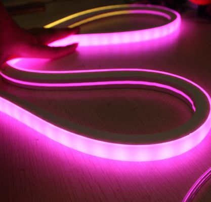 Color RGB LED Neón flexible suave Neón digital cuadrado persiguiendo LED neón