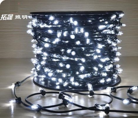 Decoración de Navidad a la intemperie de exterior con luz de led de 100 metros con luz de cuerda 666 bombillas