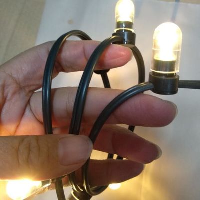 Impermeable 100m Luz de cuerda conectable para decoraciones navideñas 12v clips cuerdas 666 led