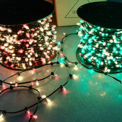 50M / rollo personalizado Mini Clip String Light DC12V luces de hadas 666 LED luces de árbol de Navidad cortables al aire libre