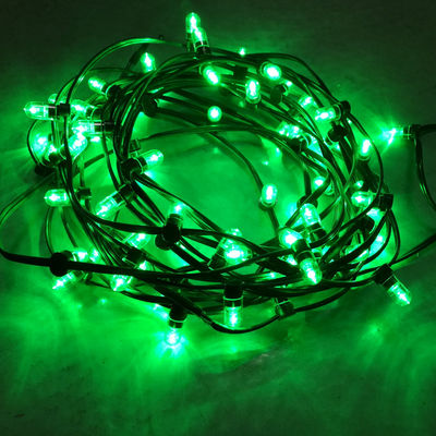 Luz de árbol de Navidad exterior Decorativo Cordel 100m 666leds 12V LED Clip luces luces verdes