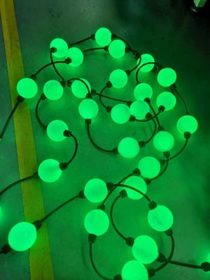 5m 25 dmx cuerdas de bolas LED luz de punto píxel globo 3D luces cortina decoración programable