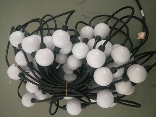 3m bobina 24V ucs1903 direccionable rgb luz de píxel de cortina 3d 50mm Led Ball dmx globo bombillas cuerdas