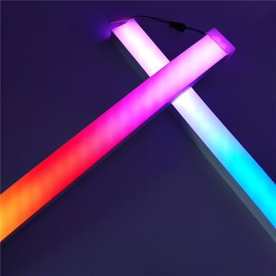 PC+ALUM LED luz de neón flexible RGB DIGITAL 12 voltios doble color